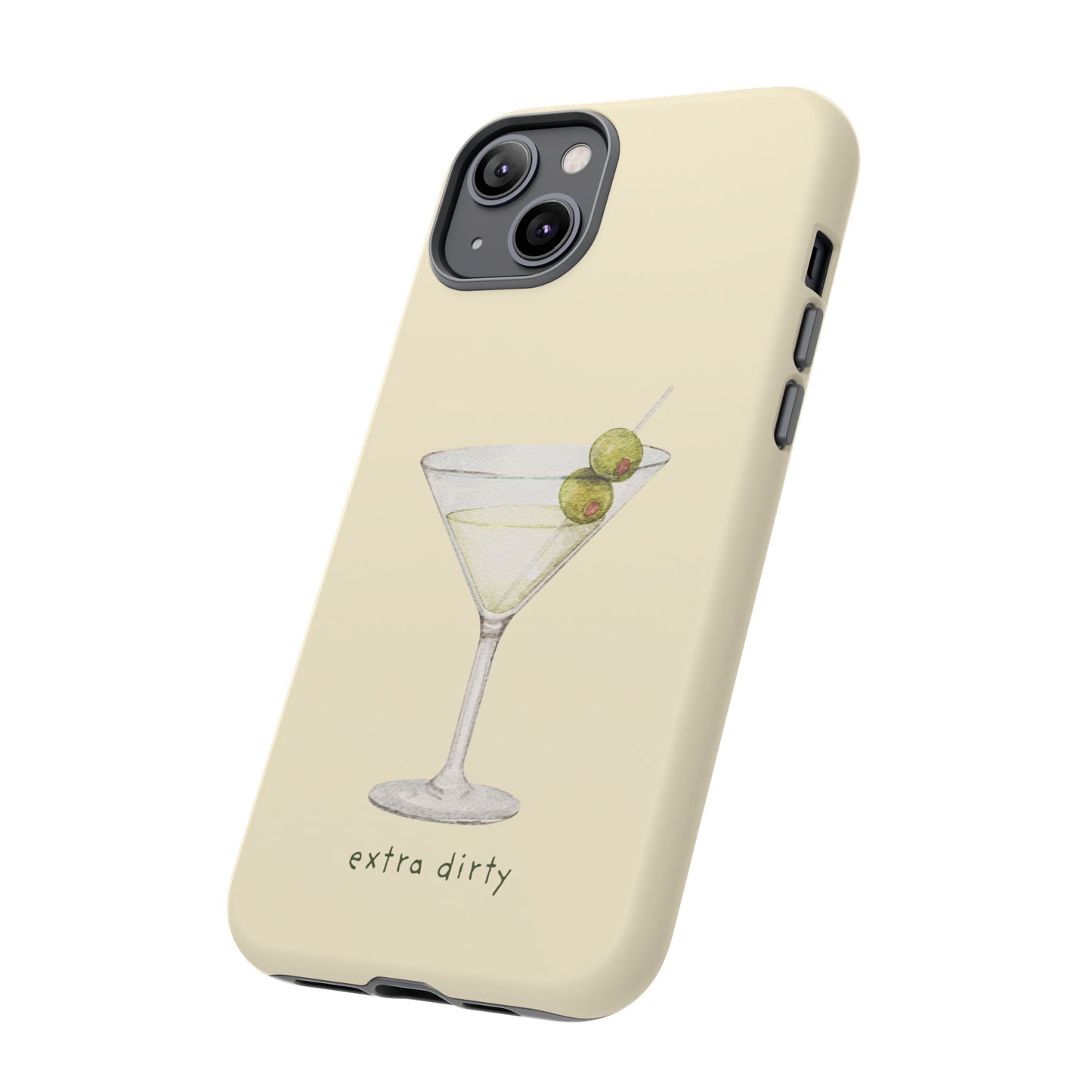 Phone Case — 'Extra Dirty' Martini Graphic