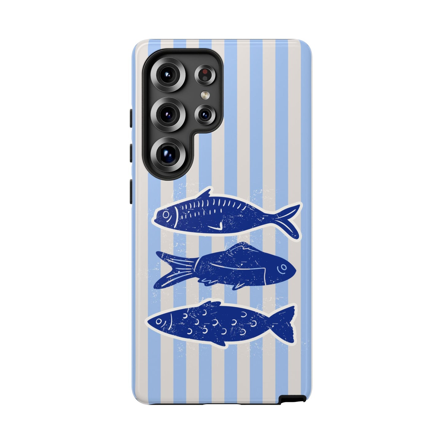 Nautical Blue Fish Phone Case