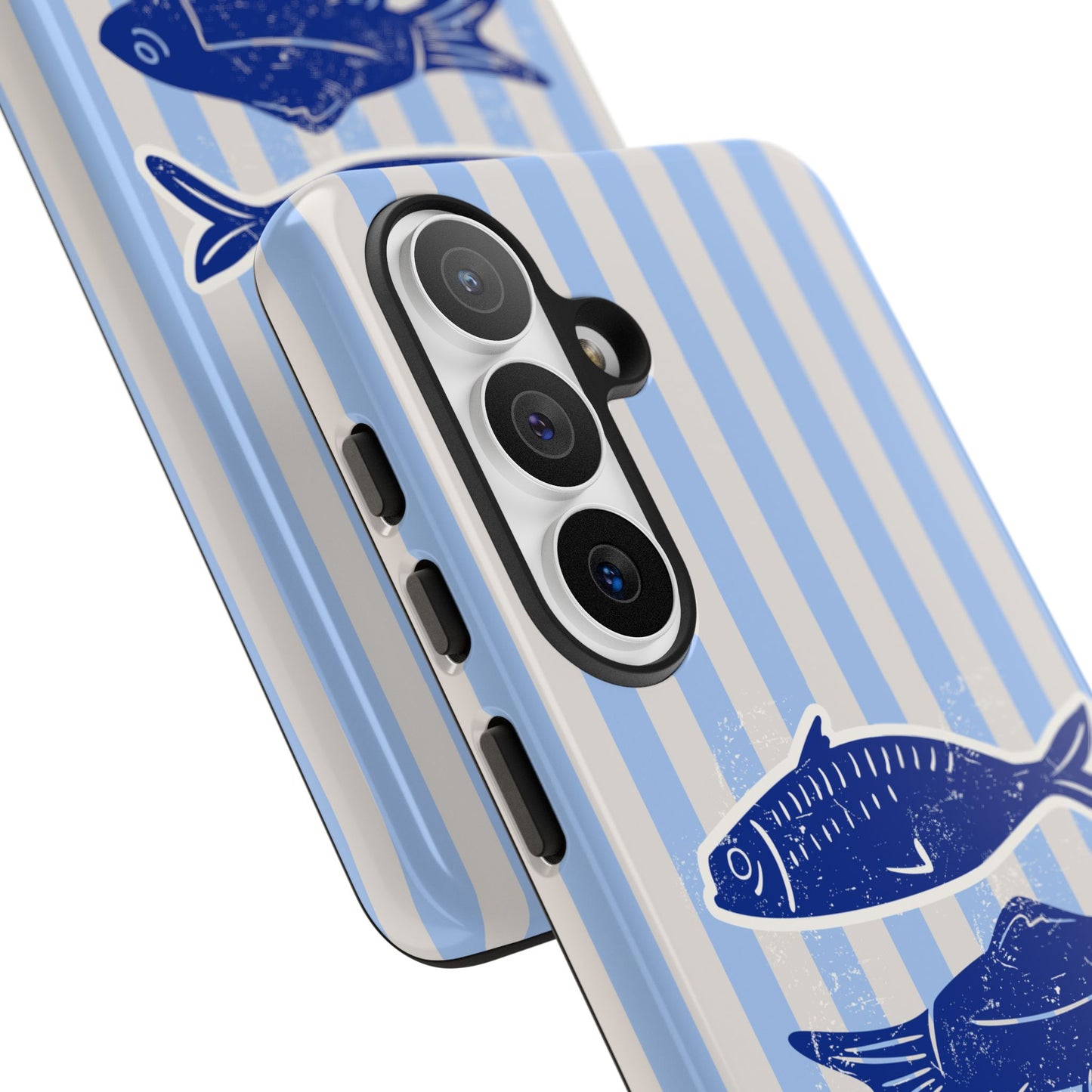 Nautical Blue Fish Phone Case
