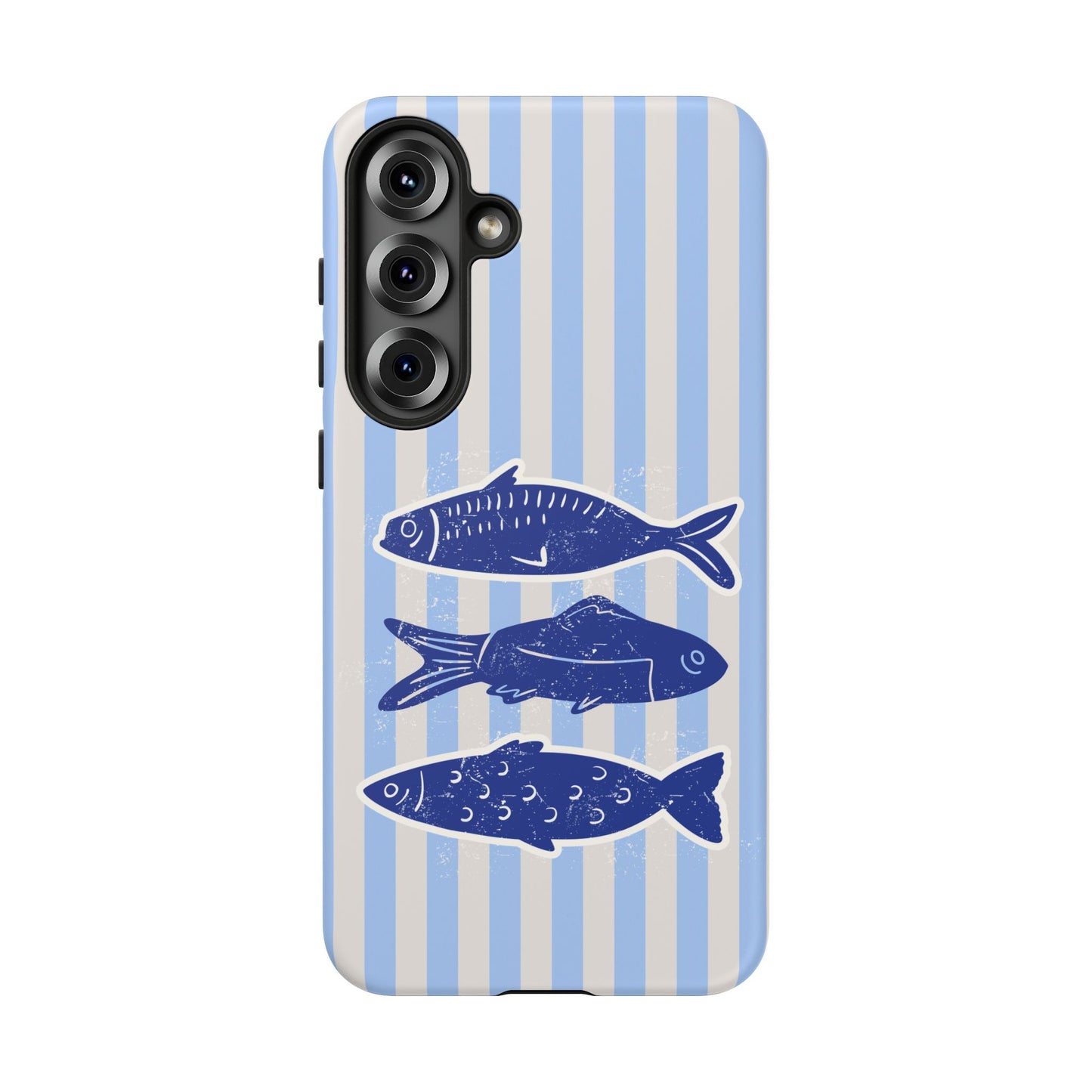 Nautical Blue Fish Phone Case