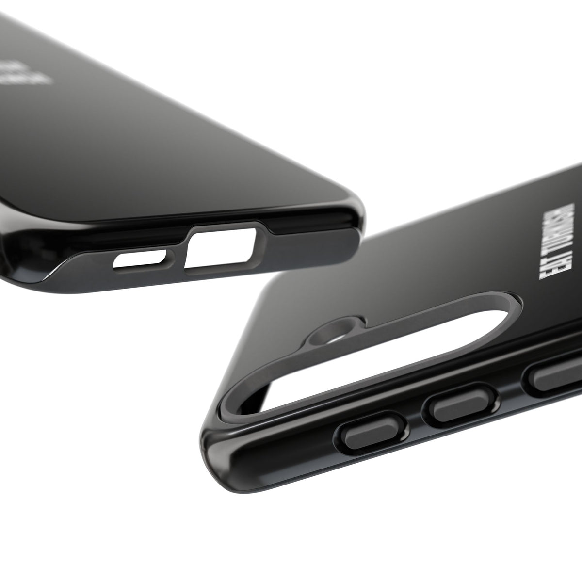 Tough Case – "Eat Turkish Kiss French" Black Protective Phone Case