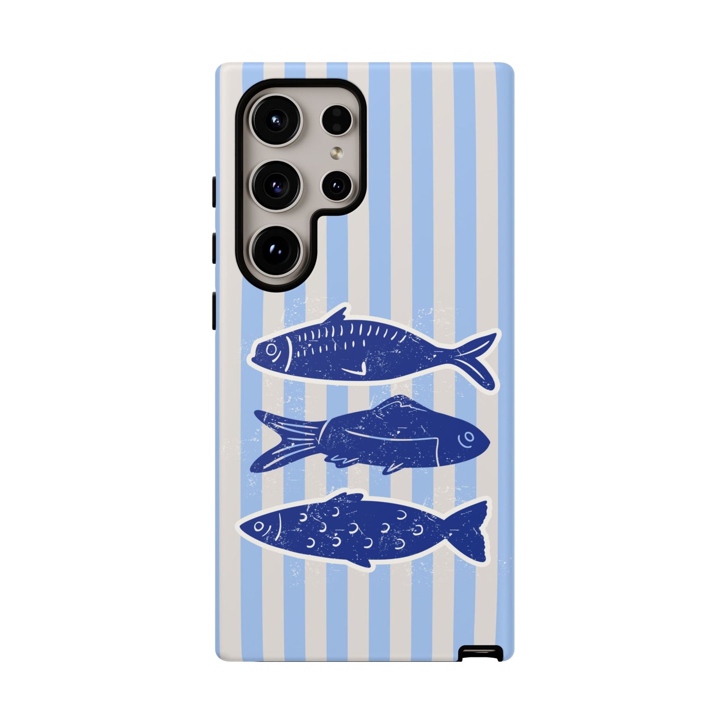 Nautical Blue Fish Phone Case