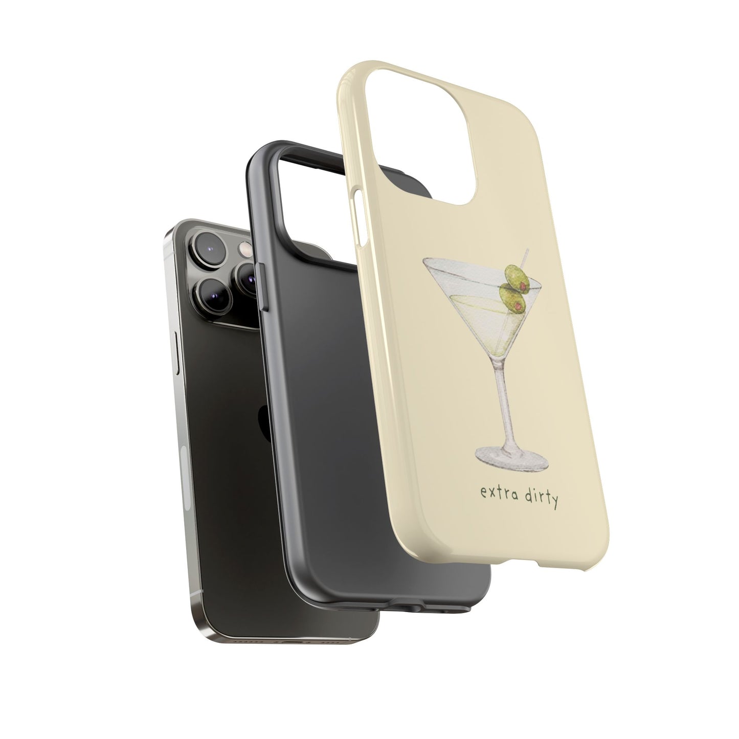 Phone Case — 'Extra Dirty' Martini Graphic