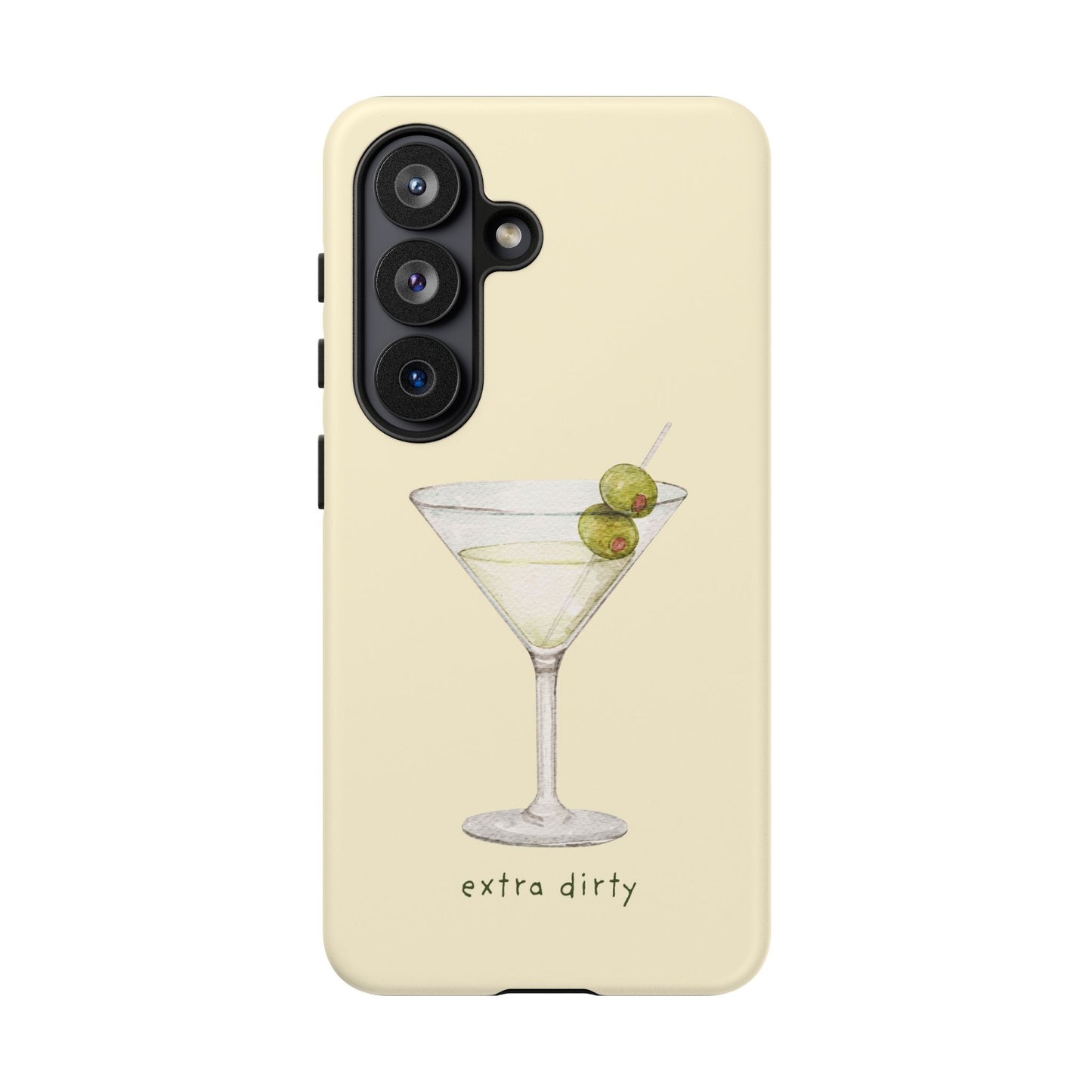 Phone Case — 'Extra Dirty' Martini Graphic