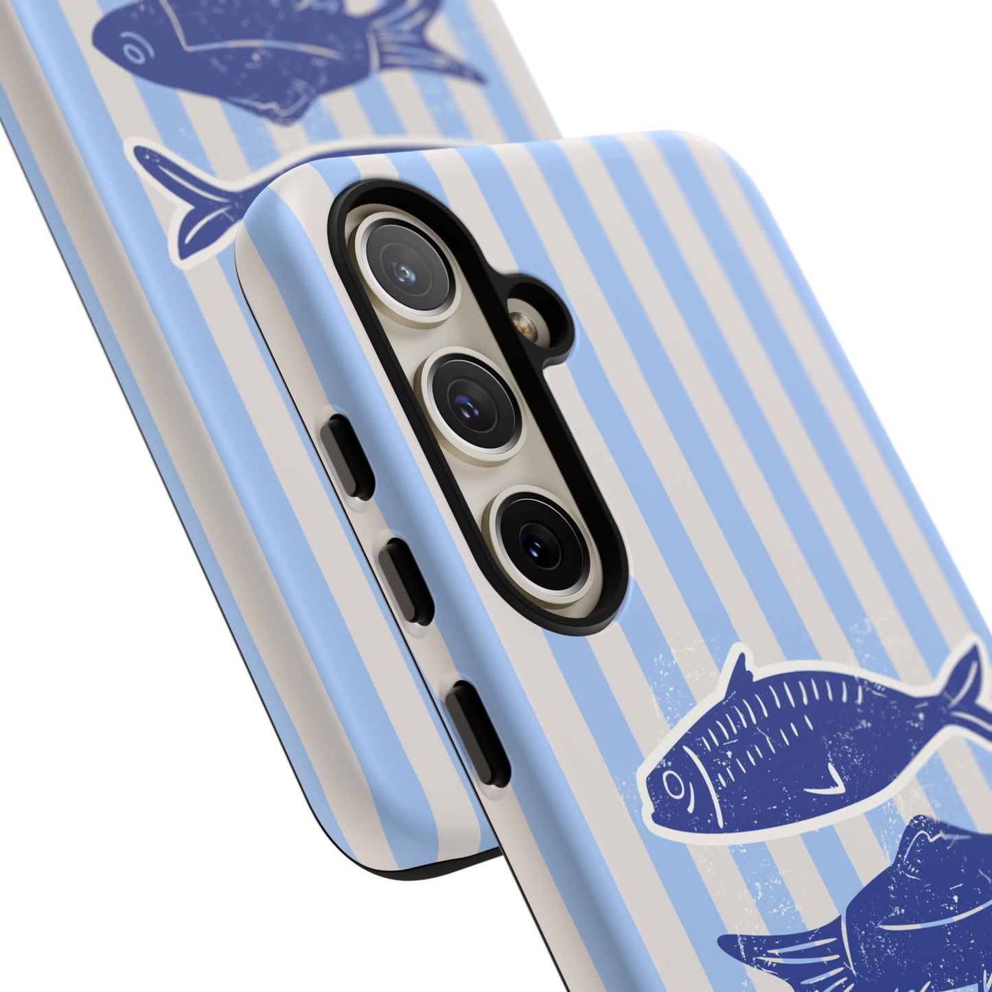Nautical Blue Fish Phone Case