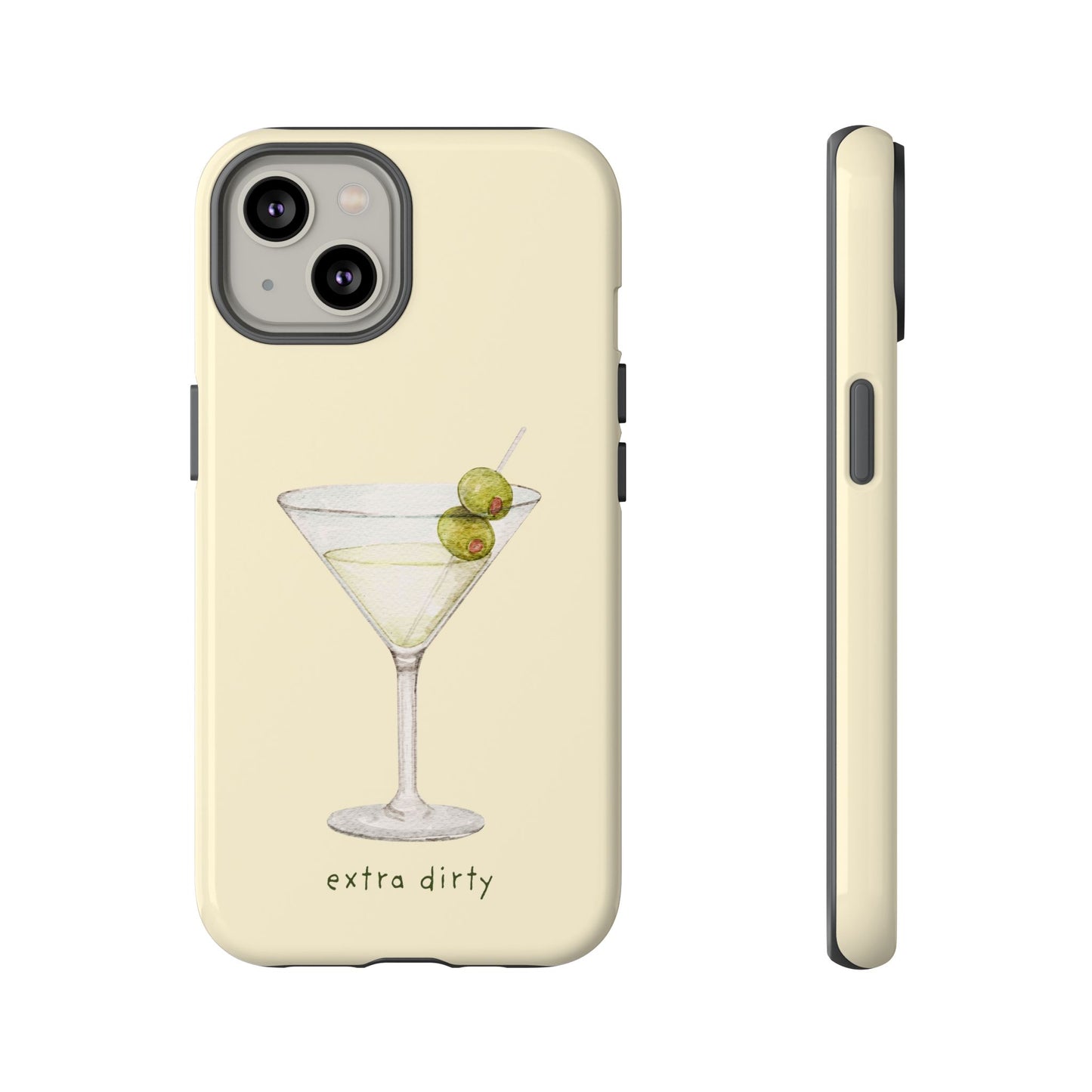 Phone Case — 'Extra Dirty' Martini Graphic