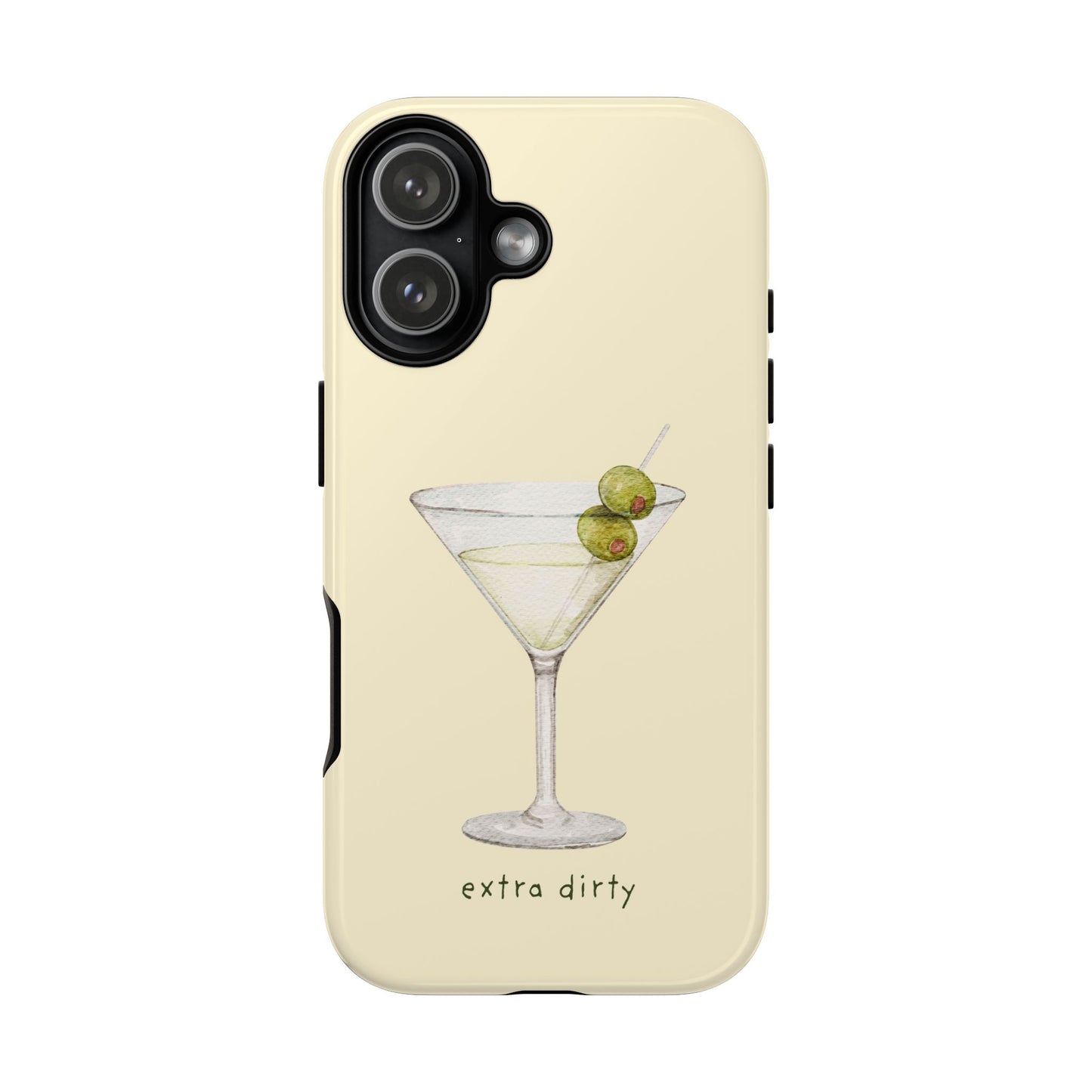 Phone Case — 'Extra Dirty' Martini Graphic