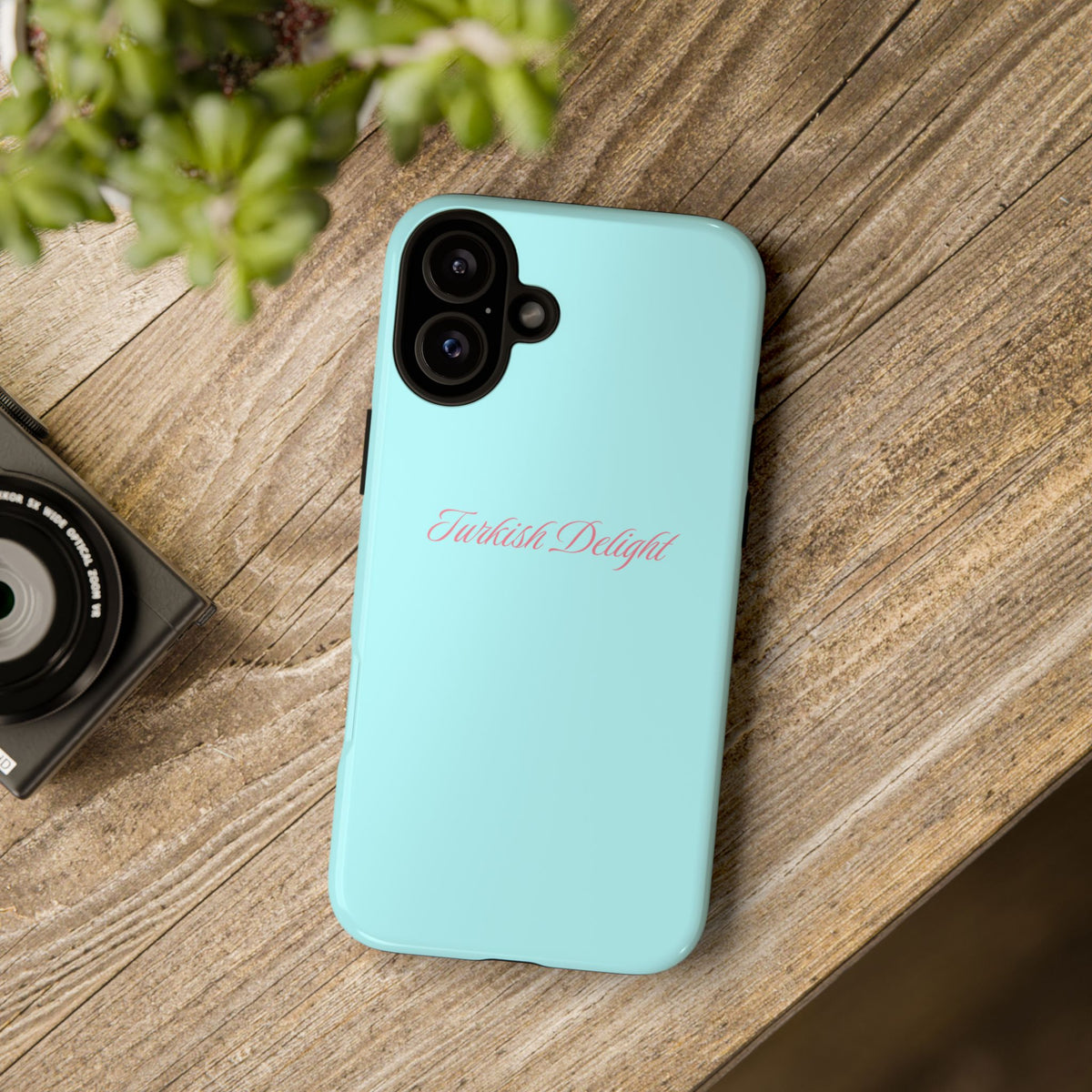 Turquoise 'Turkish Delight' Tough Phone Case — Slim Protective iPhone Case