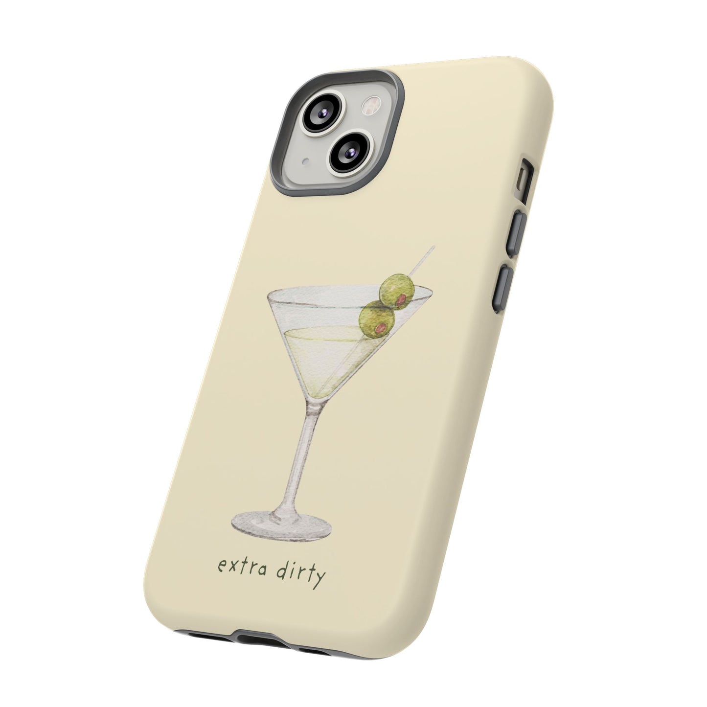 Phone Case — 'Extra Dirty' Martini Graphic