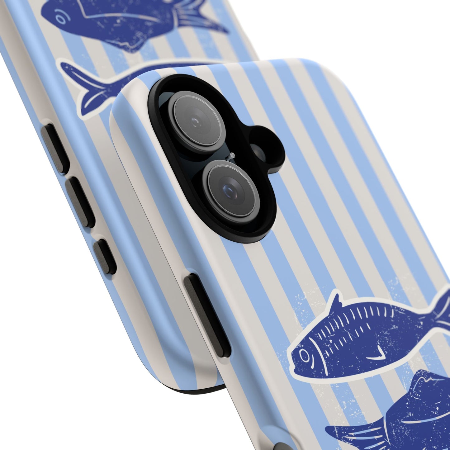 Nautical Blue Fish Phone Case