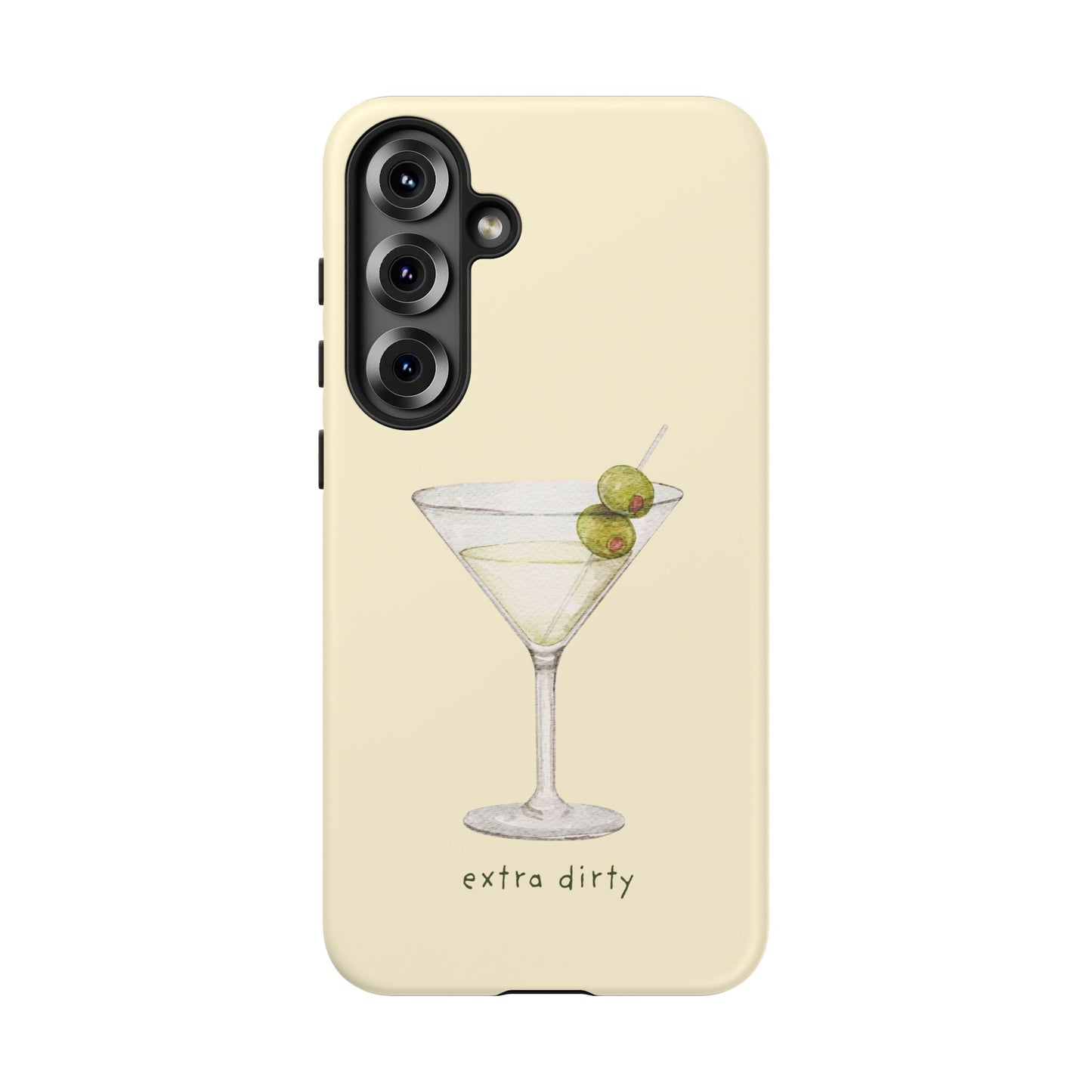 Phone Case — 'Extra Dirty' Martini Graphic