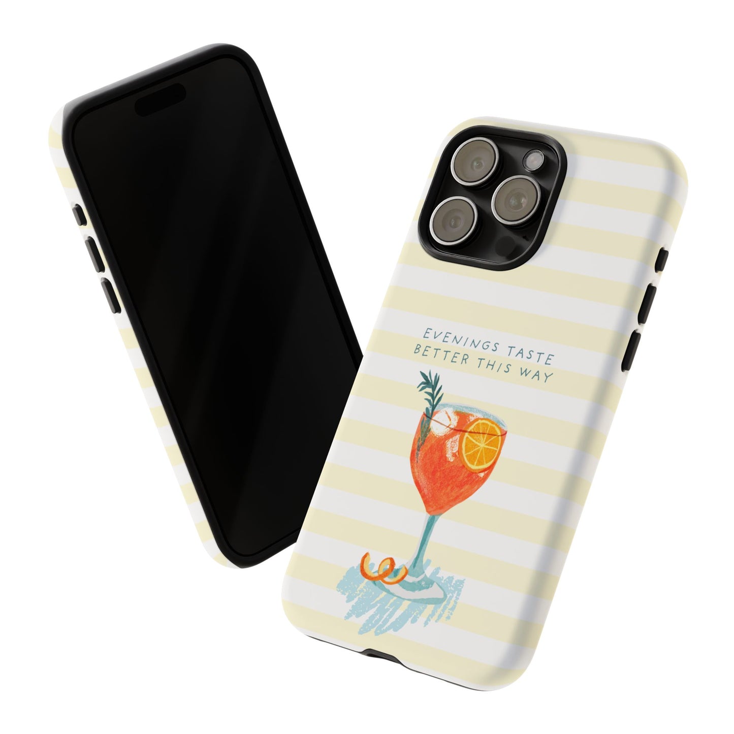 Phone Case — 'Evenings Taste Better This Way' Cocktail Design