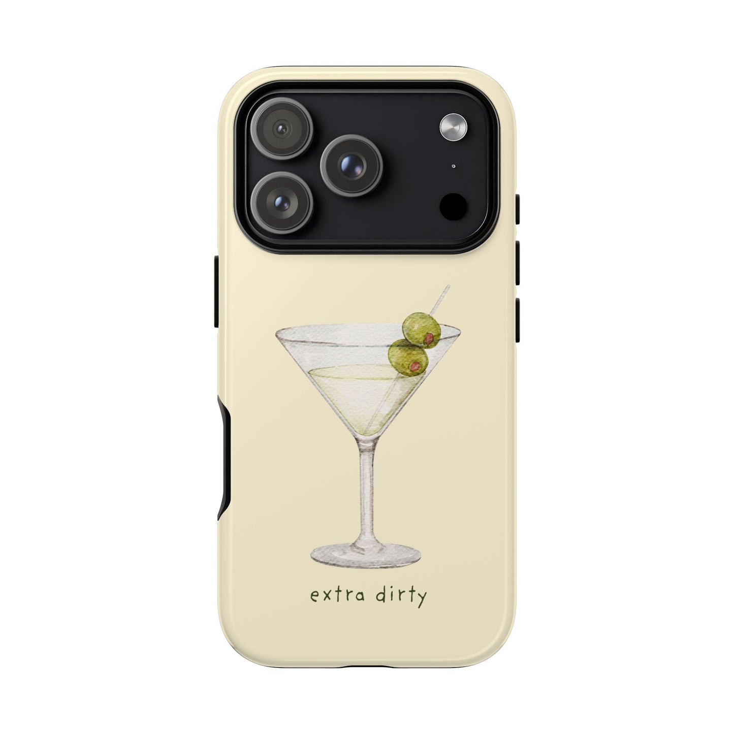 Phone Case — 'Extra Dirty' Martini Graphic
