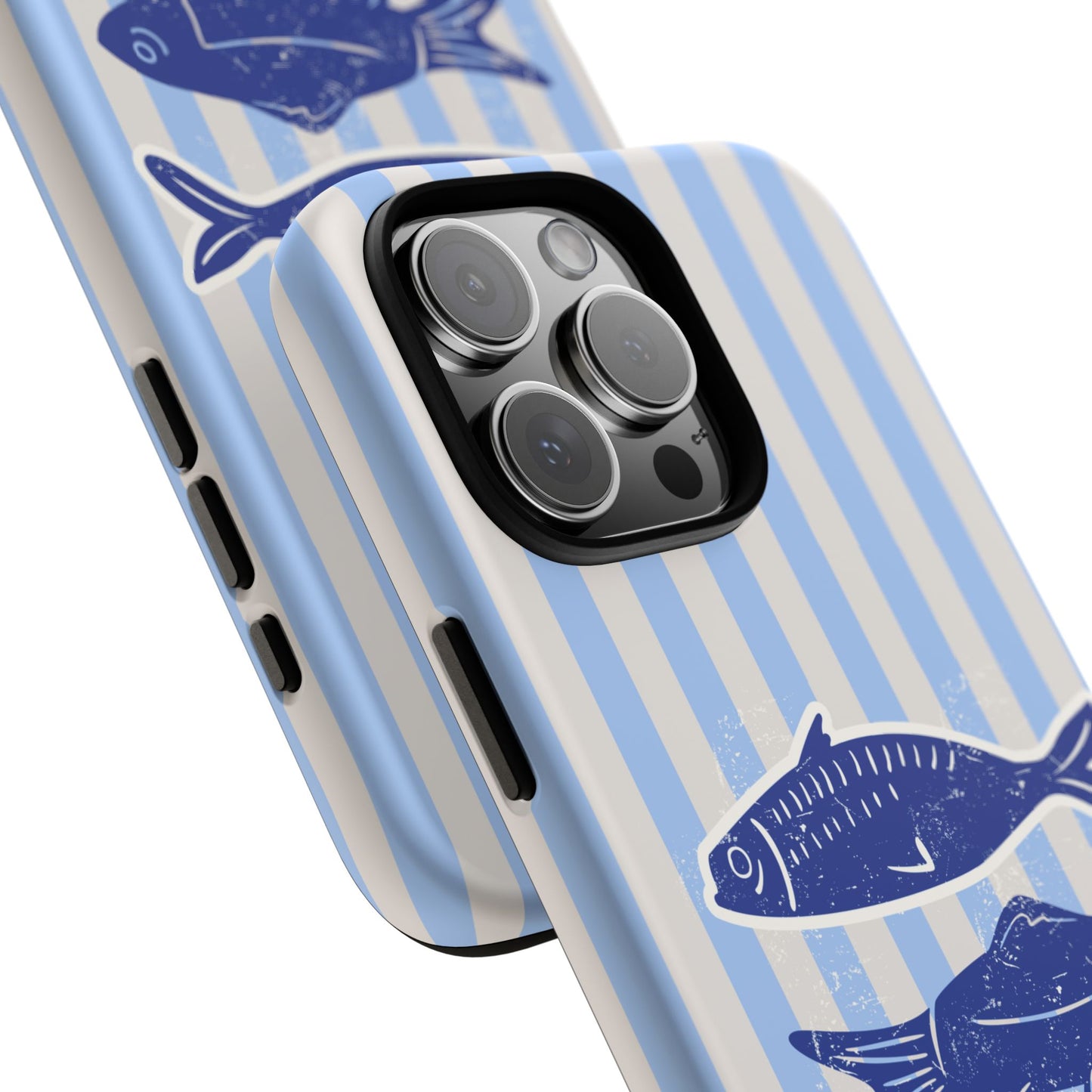 Nautical Blue Fish Phone Case