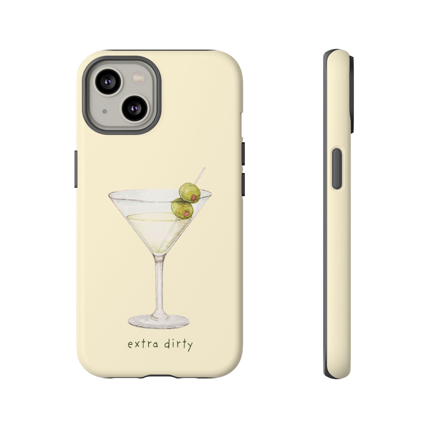 Phone Case — 'Extra Dirty' Martini Graphic