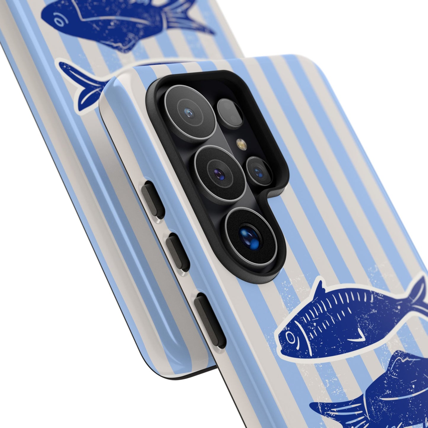 Nautical Blue Fish Phone Case