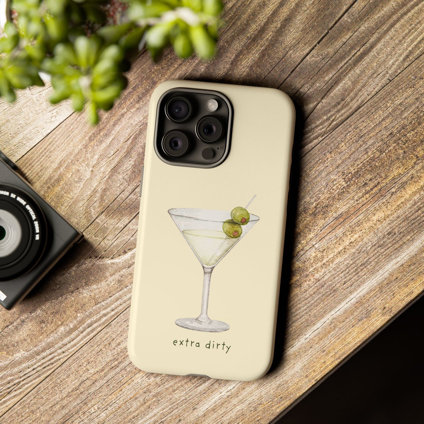 Phone Case — 'Extra Dirty' Martini Graphic