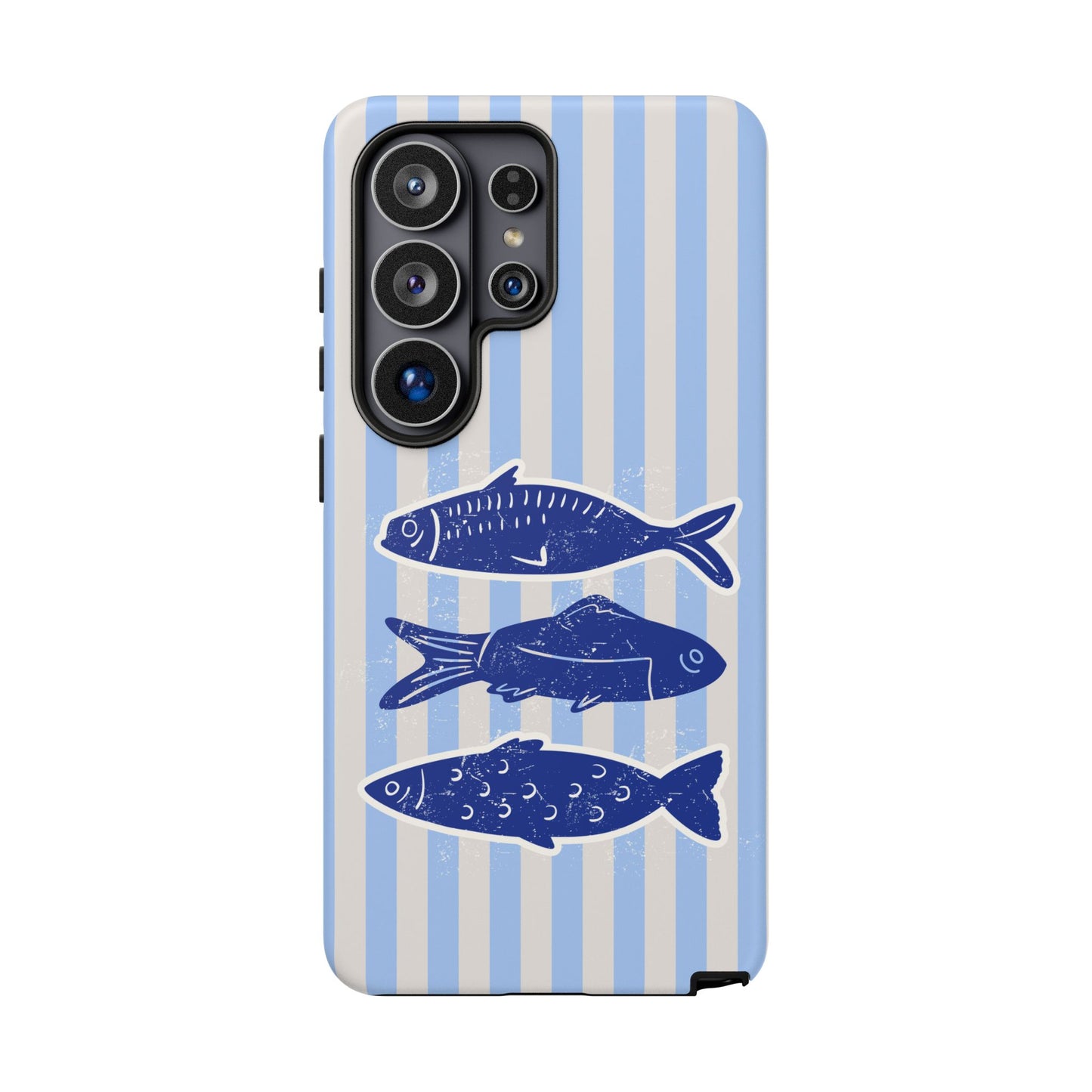 Nautical Blue Fish Phone Case