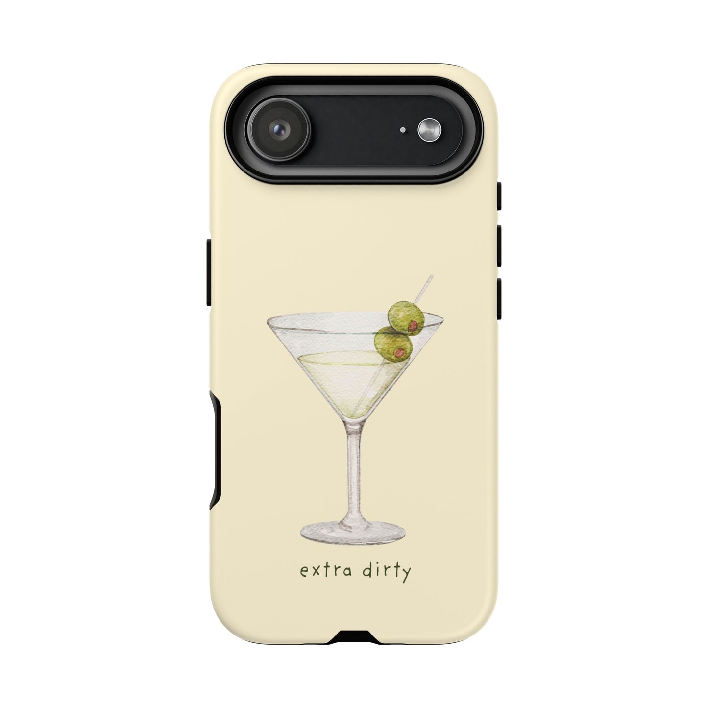 Phone Case — 'Extra Dirty' Martini Graphic