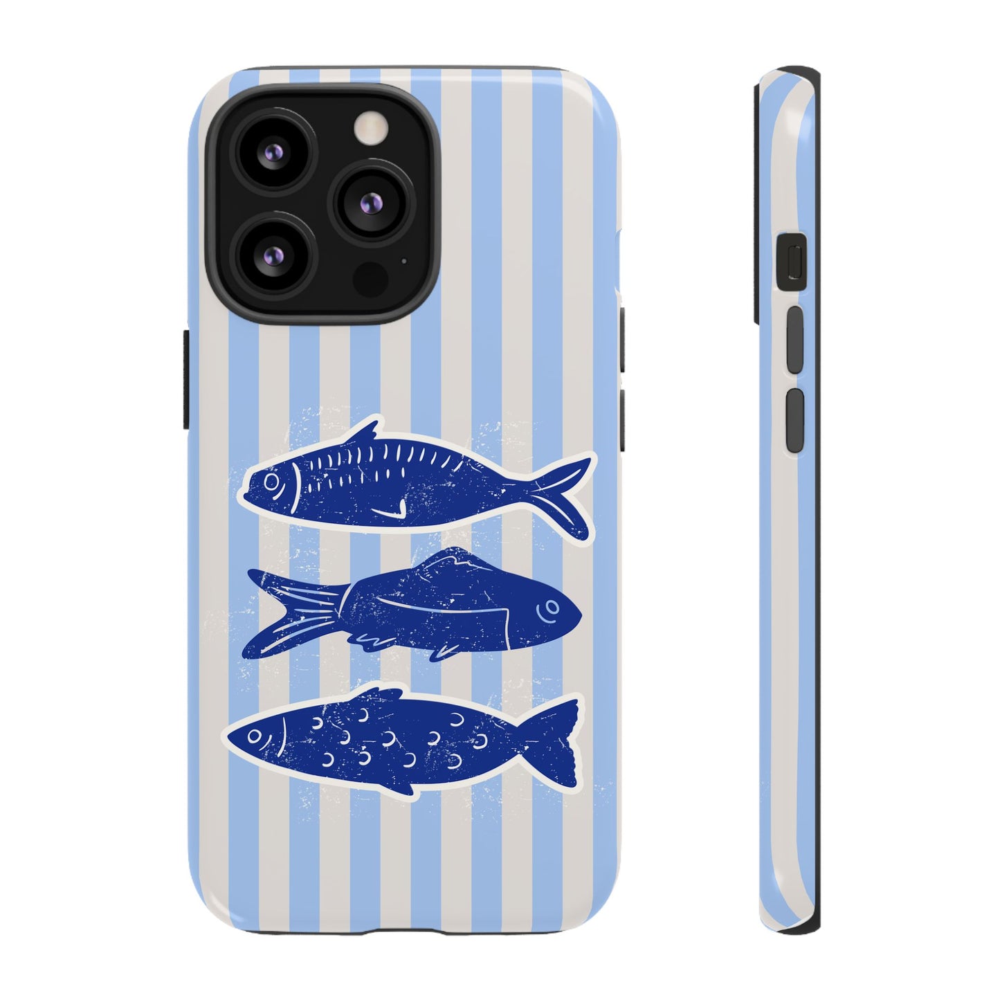 Nautical Blue Fish Phone Case
