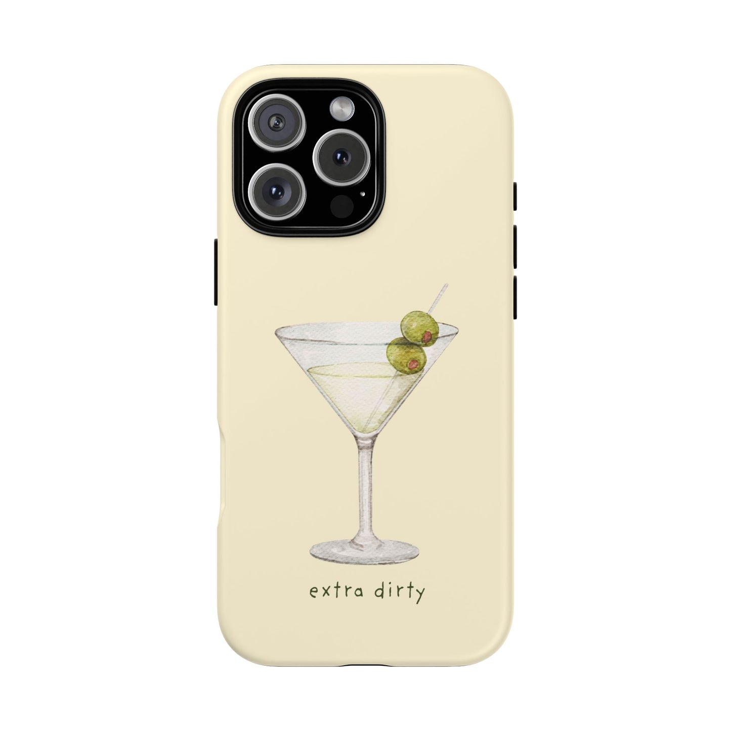 Phone Case — 'Extra Dirty' Martini Graphic