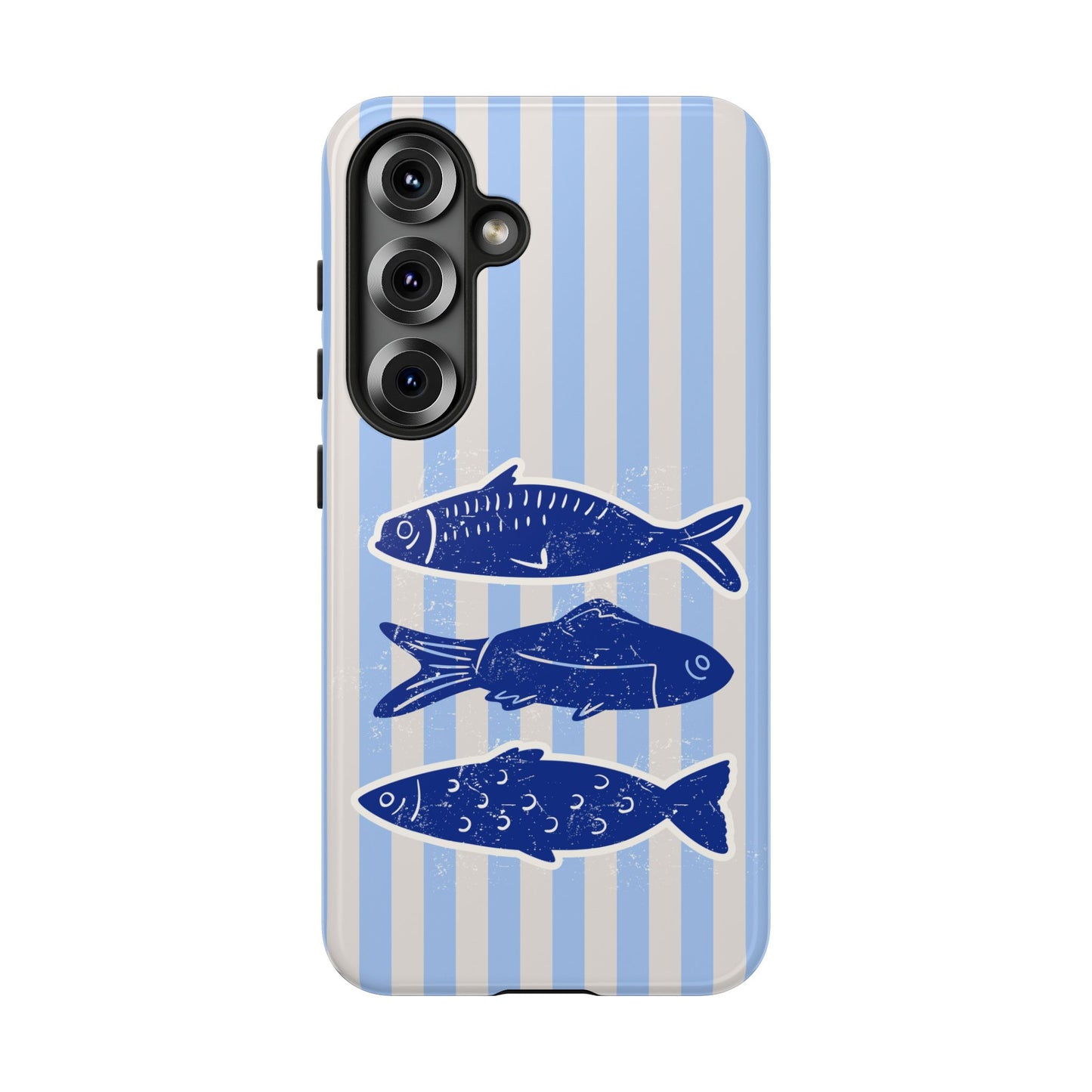 Nautical Blue Fish Phone Case
