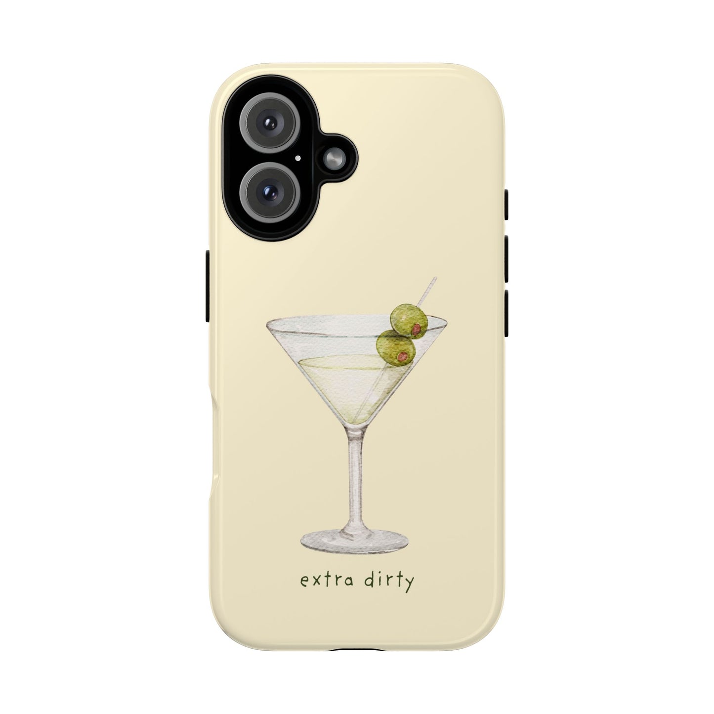 Phone Case — 'Extra Dirty' Martini Graphic