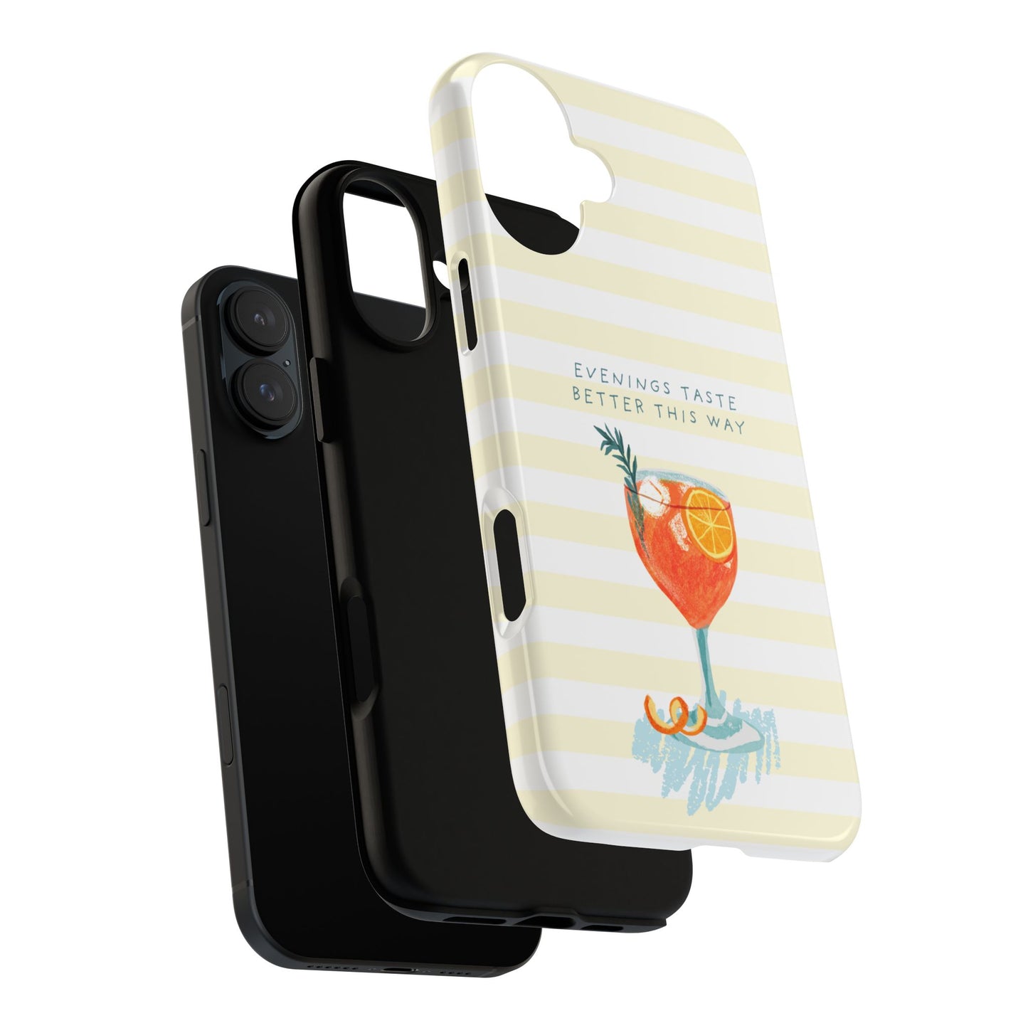 Phone Case — 'Evenings Taste Better This Way' Cocktail Design