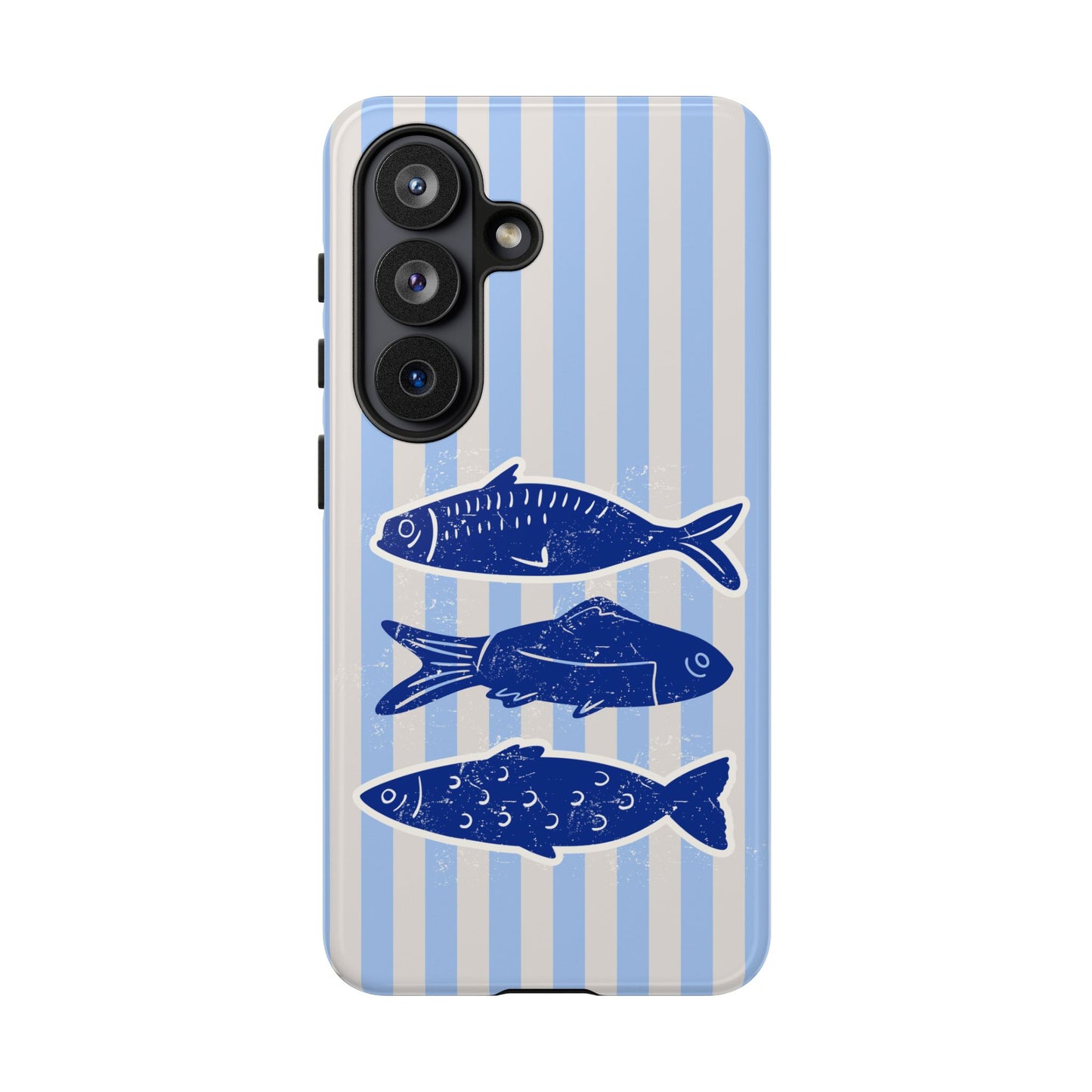 Nautical Blue Fish Phone Case