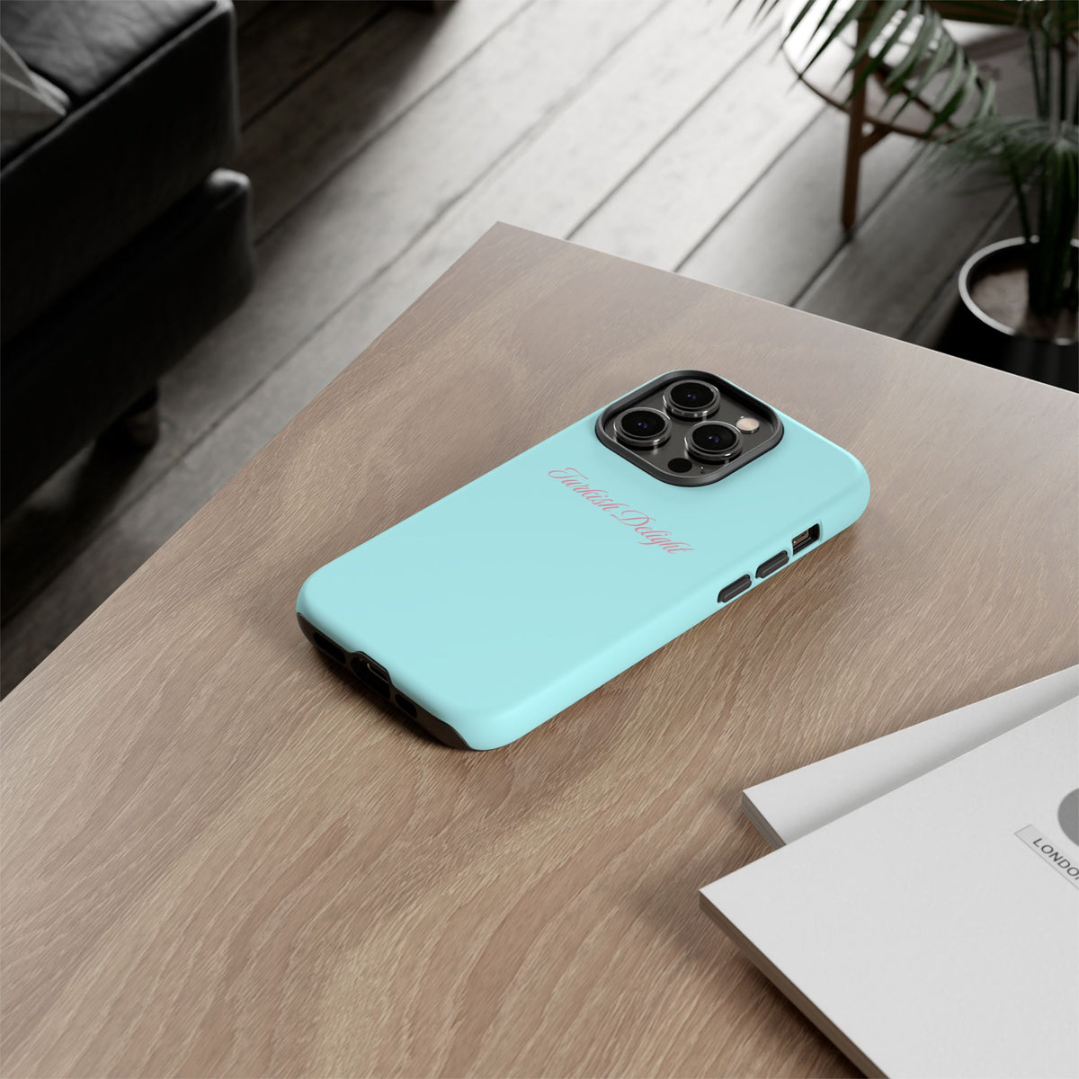 Turquoise 'Turkish Delight' Tough Phone Case — Slim Protective iPhone Case