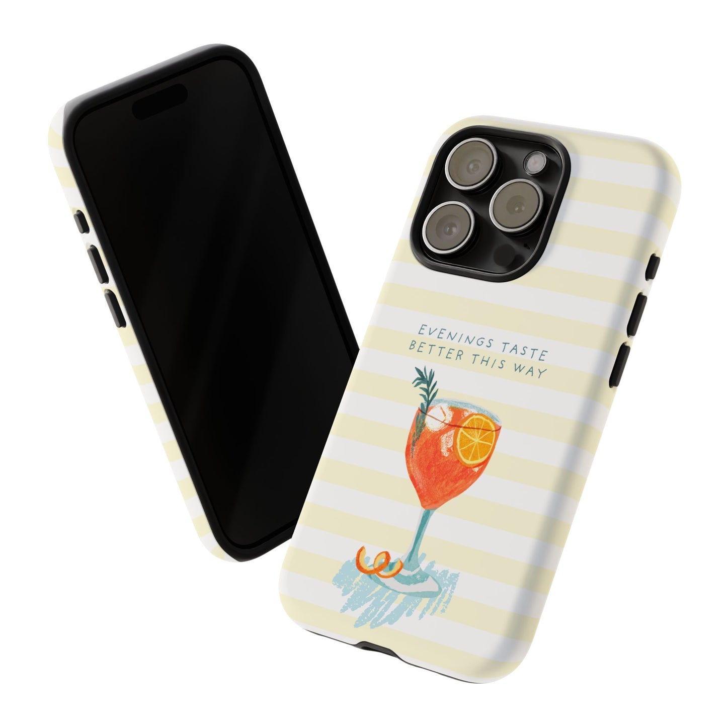 Phone Case — 'Evenings Taste Better This Way' Cocktail Design