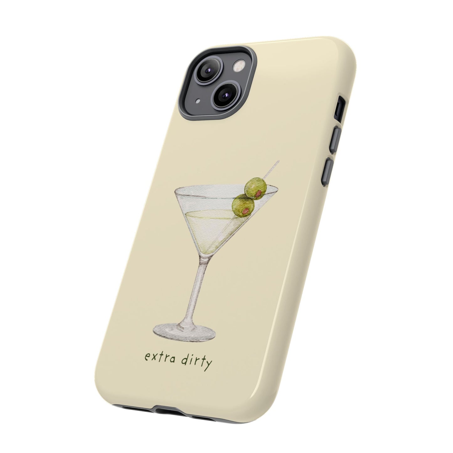 Phone Case — 'Extra Dirty' Martini Graphic