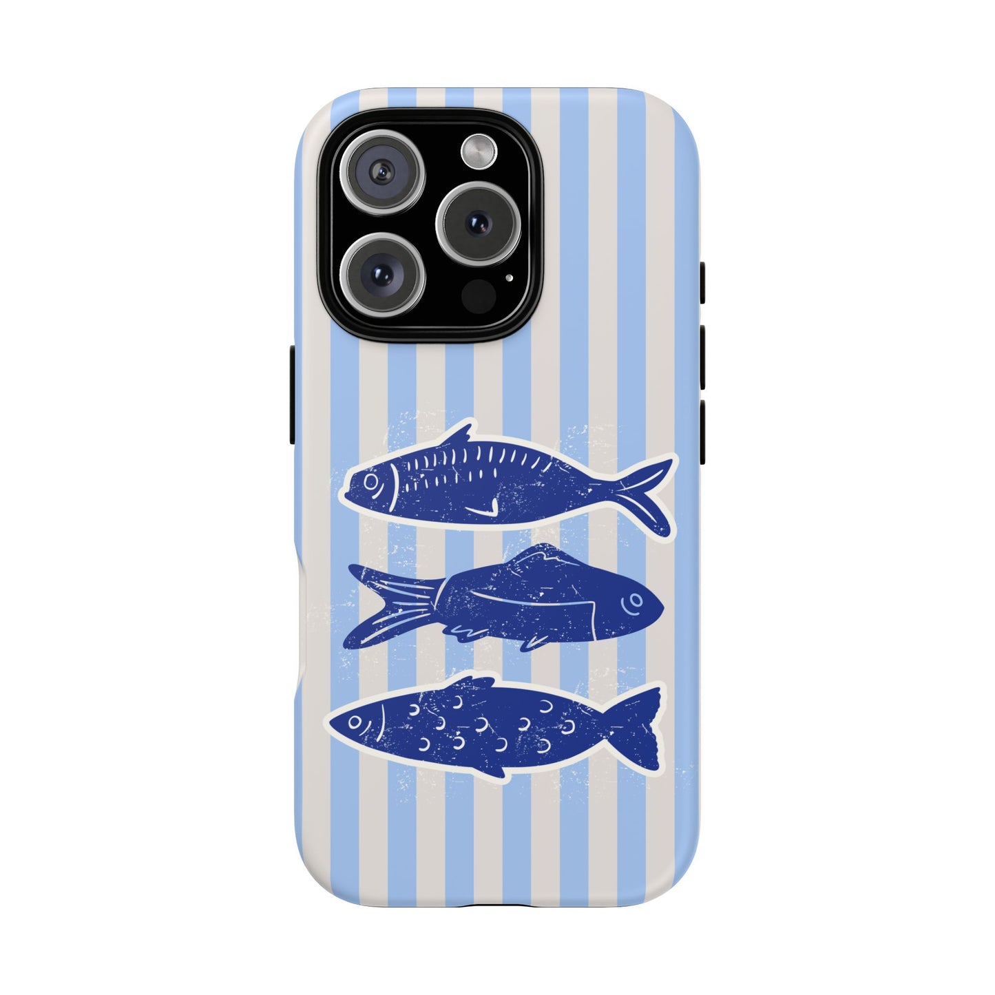 Nautical Blue Fish Phone Case