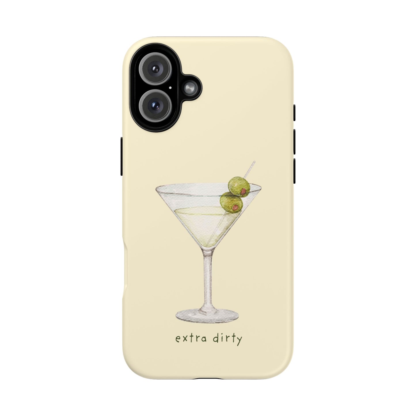 Phone Case — 'Extra Dirty' Martini Graphic