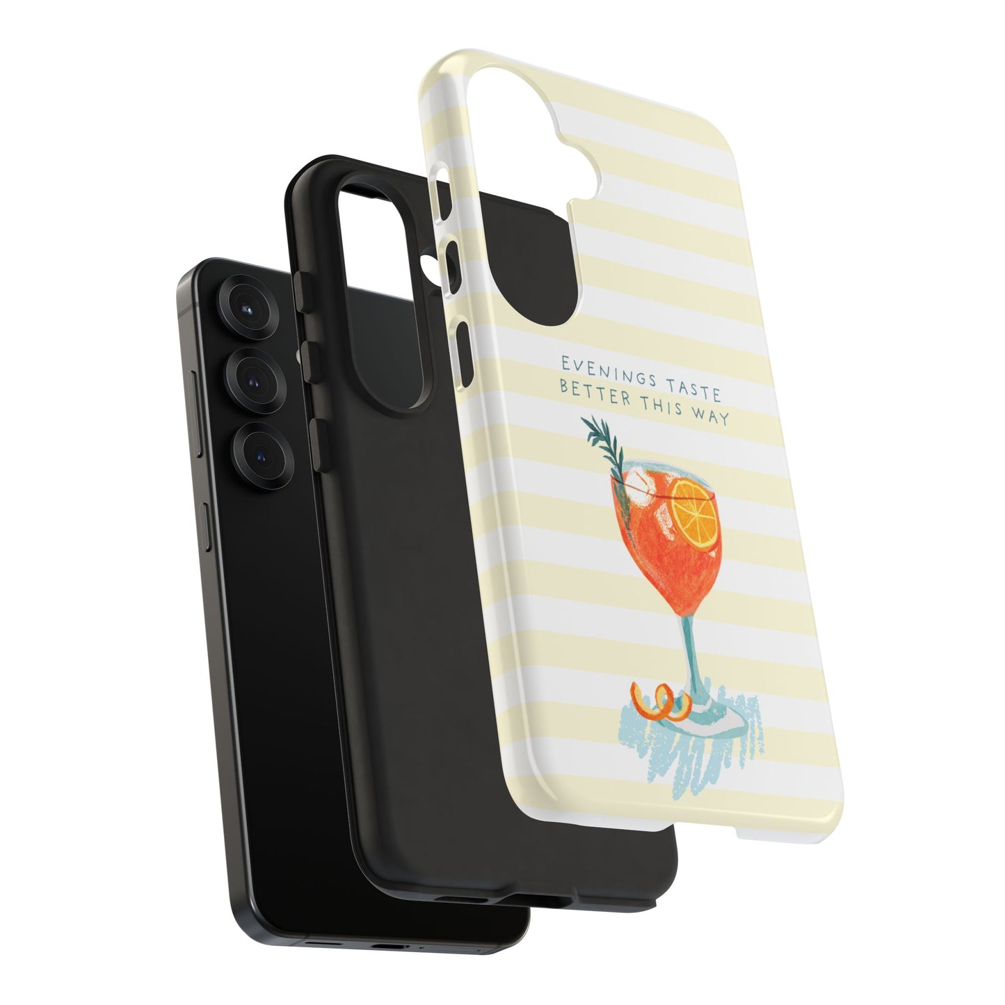 Phone Case — 'Evenings Taste Better This Way' Cocktail Design