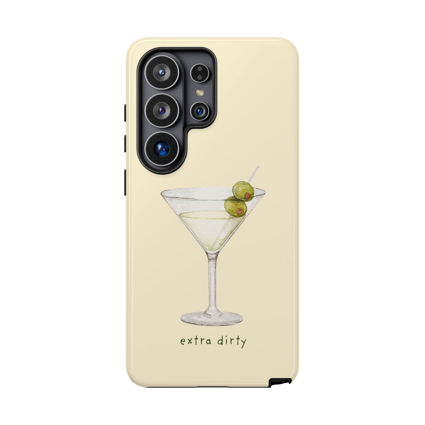 Phone Case — 'Extra Dirty' Martini Graphic
