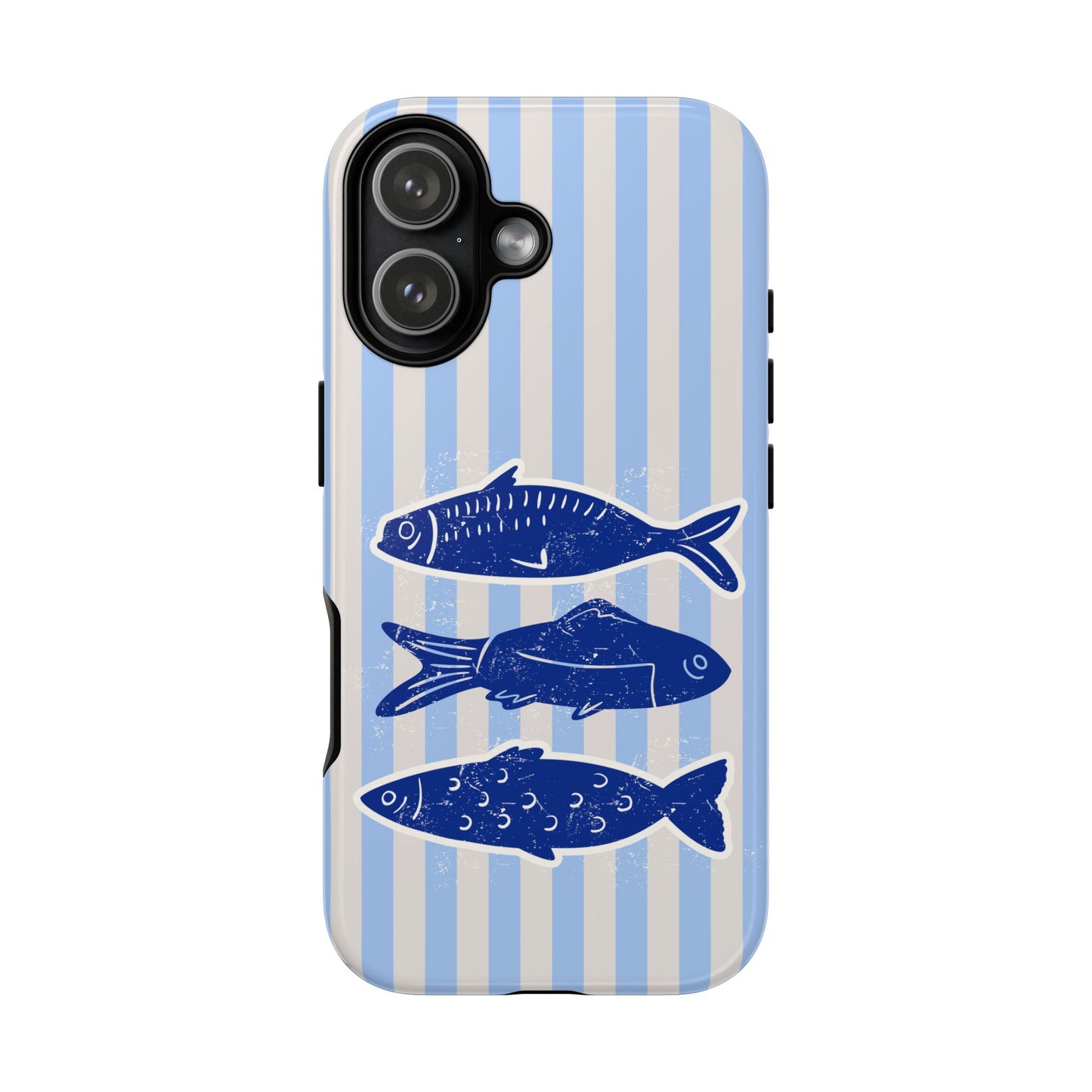Nautical Blue Fish Phone Case