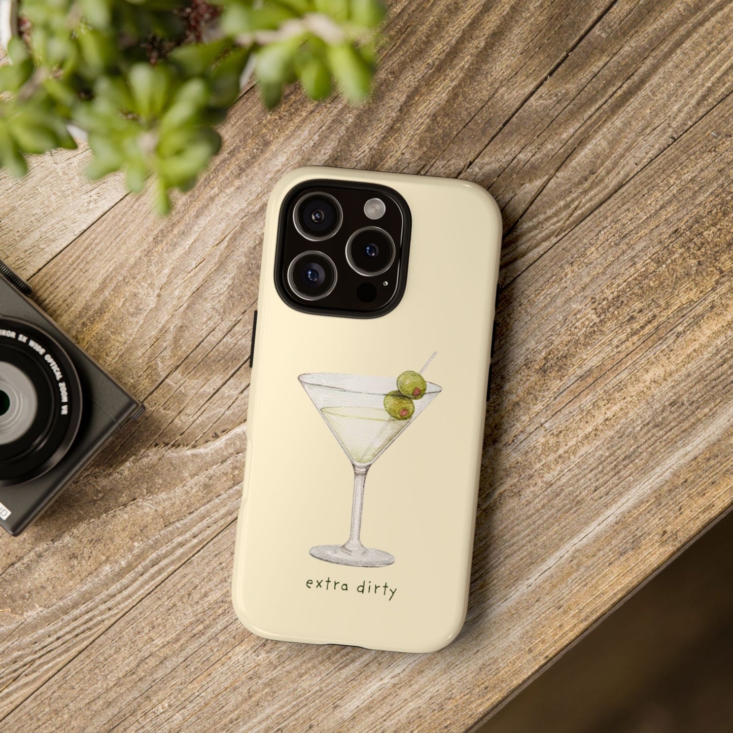 Phone Case — 'Extra Dirty' Martini Graphic