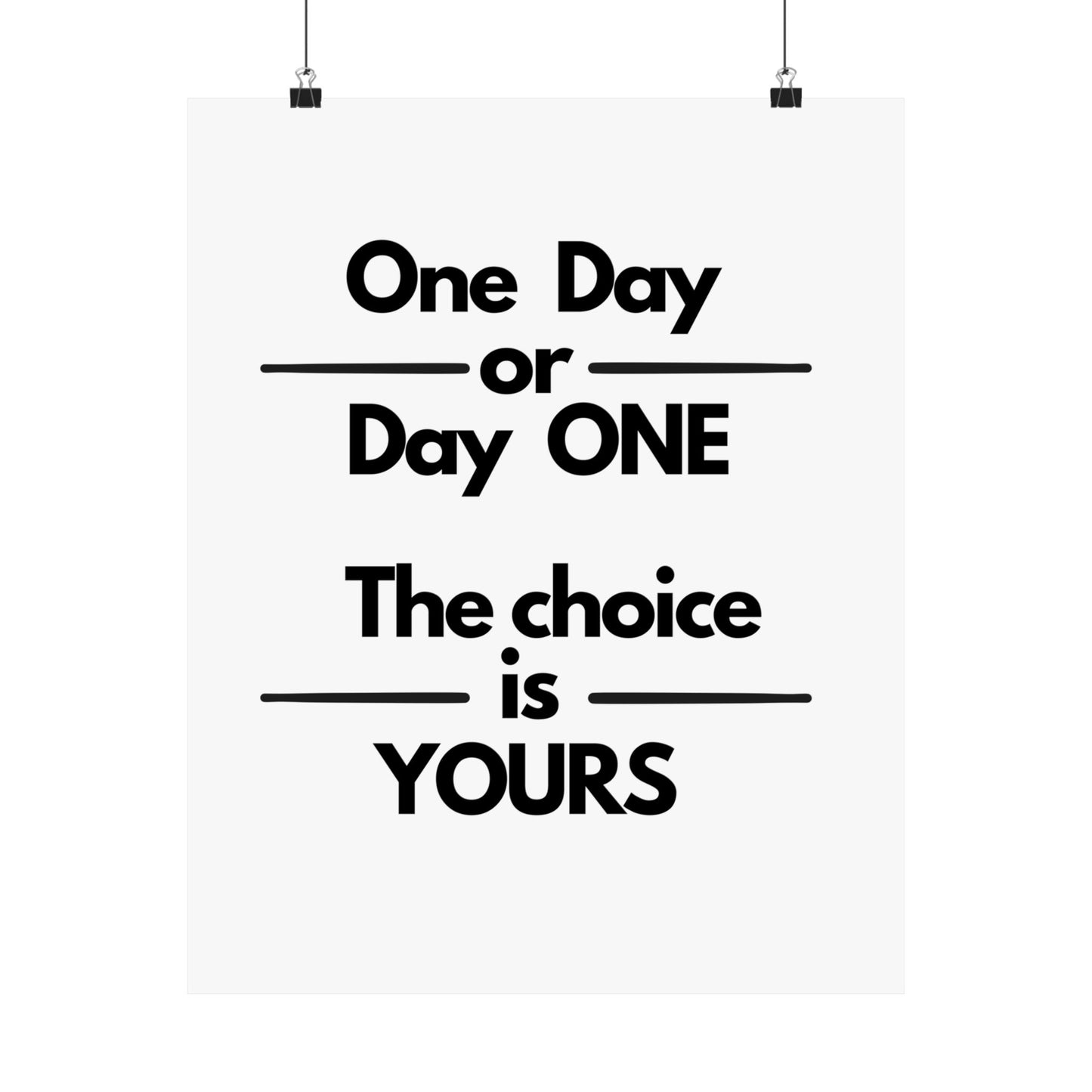 Day One