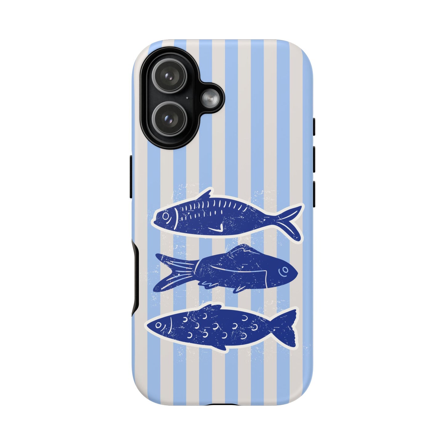 Nautical Blue Fish Phone Case