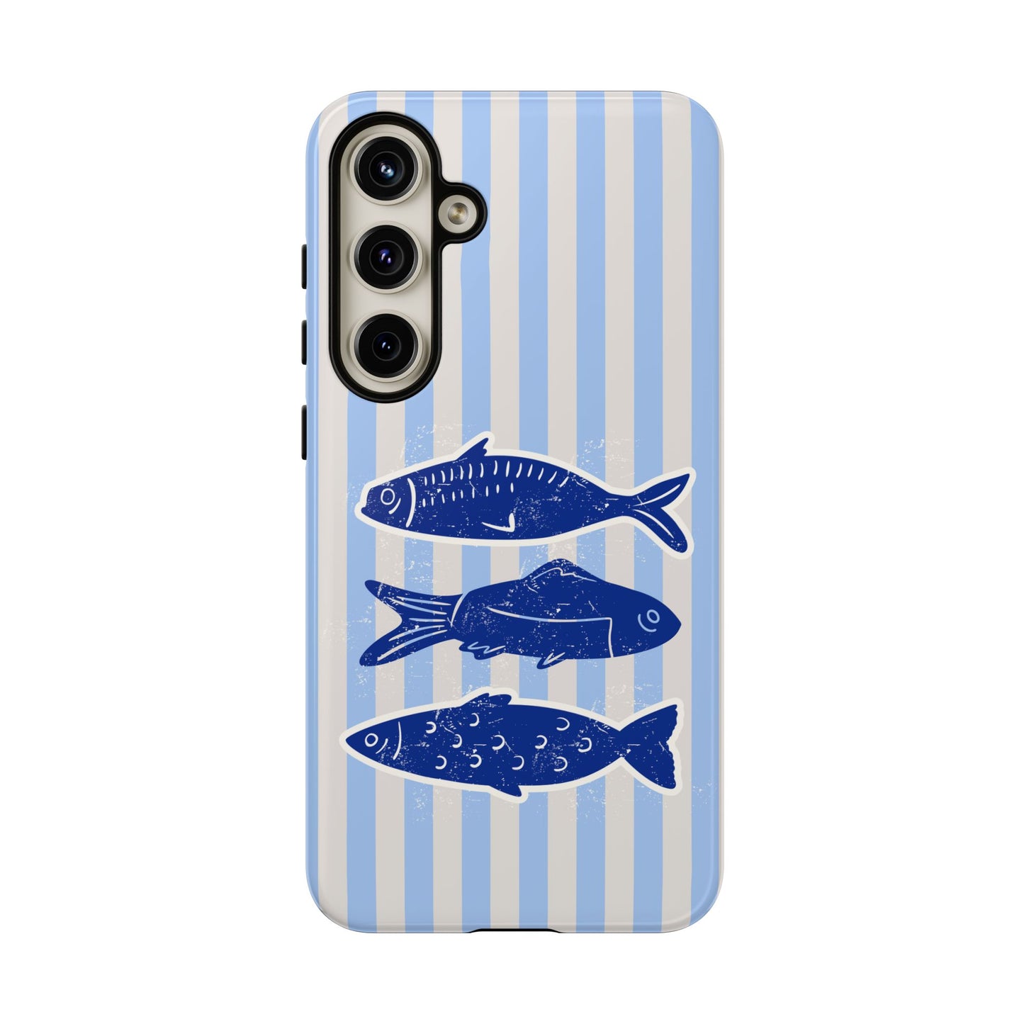 Nautical Blue Fish Phone Case