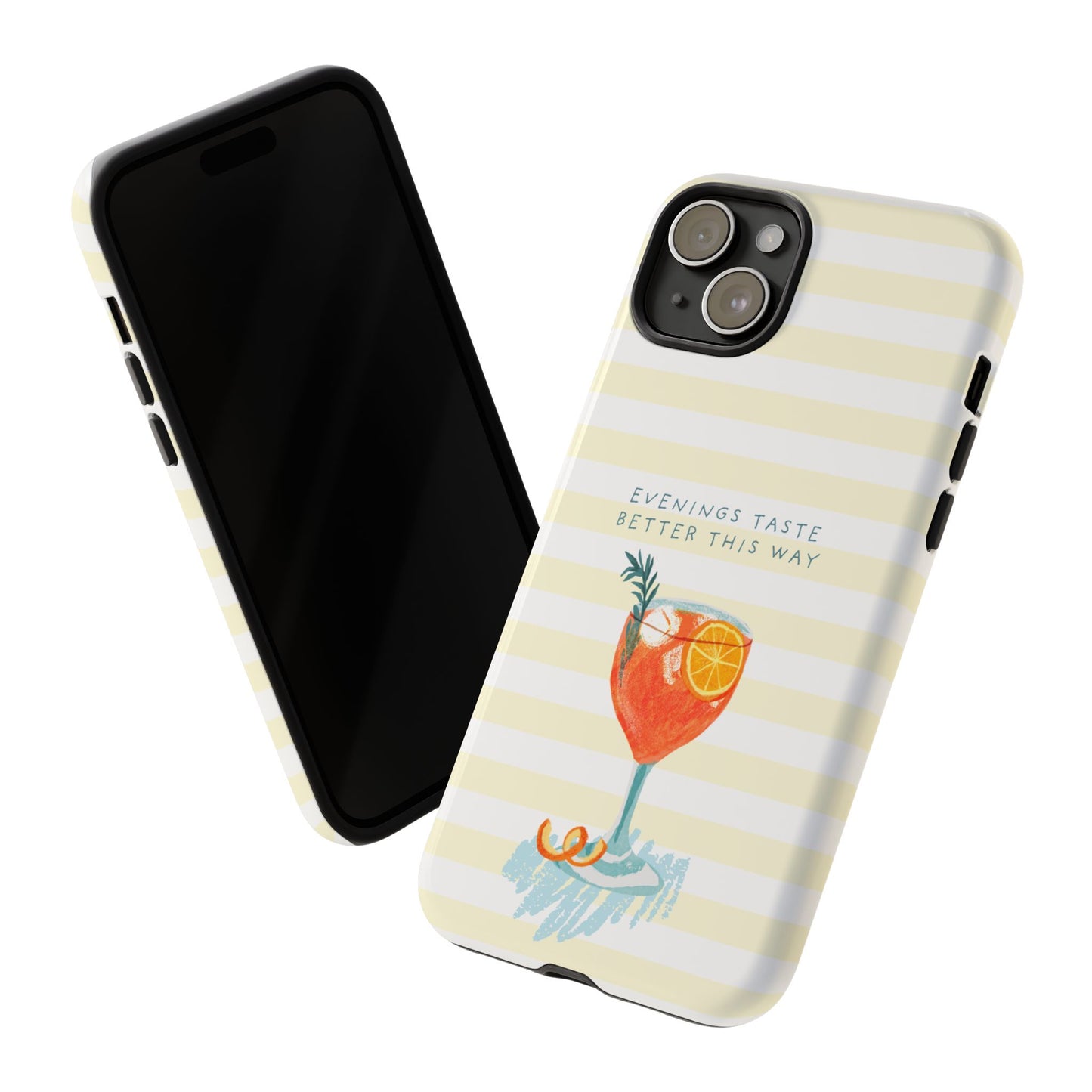 Phone Case — 'Evenings Taste Better This Way' Cocktail Design