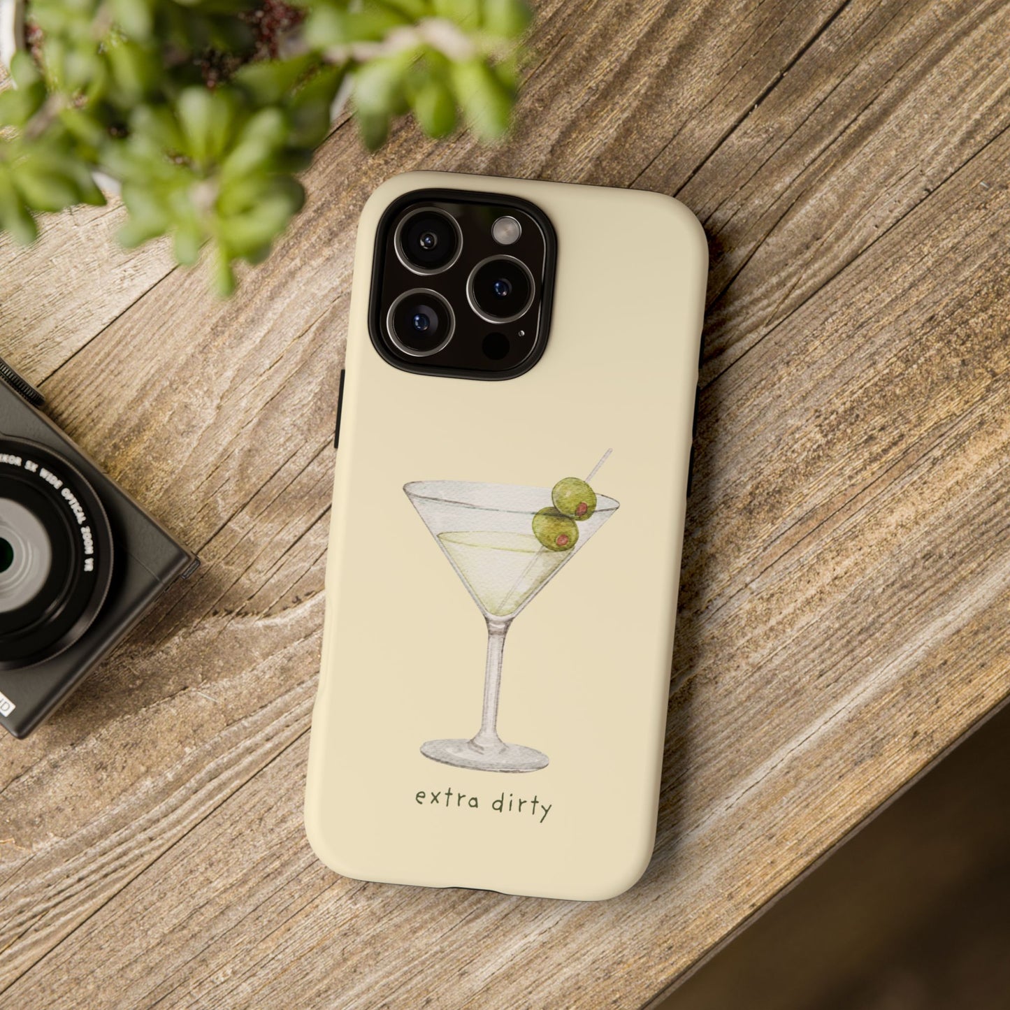 Phone Case — 'Extra Dirty' Martini Graphic
