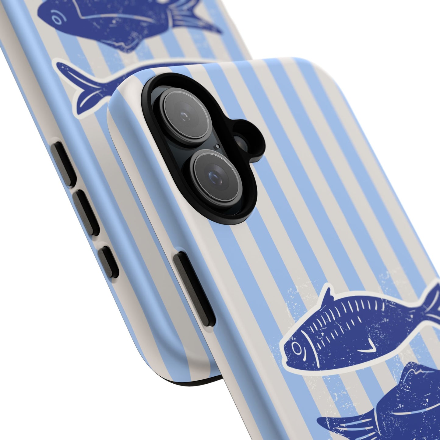 Nautical Blue Fish Phone Case