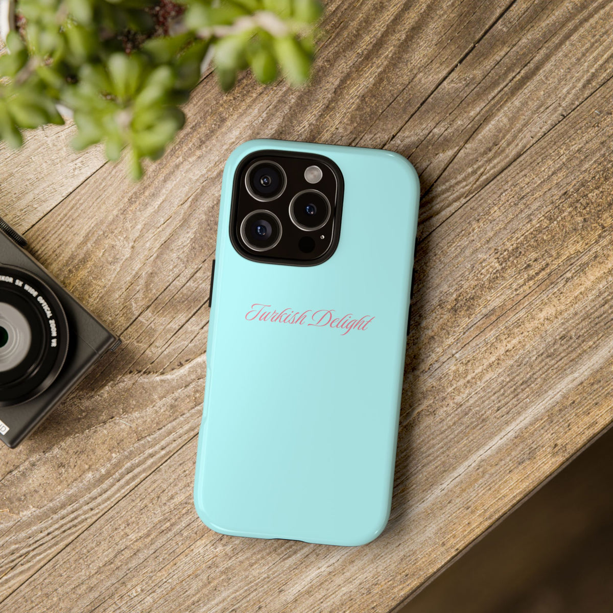 Turquoise 'Turkish Delight' Tough Phone Case — Slim Protective iPhone Case