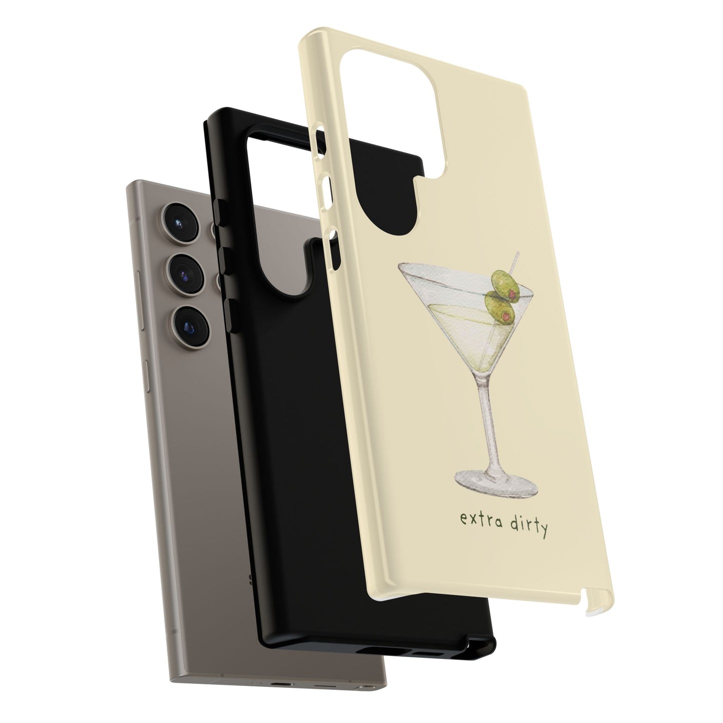 Phone Case — 'Extra Dirty' Martini Graphic